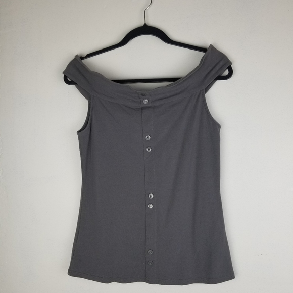 Modcloth Gray Seasoned Sophisticate Tank Top - Picture 5 of 7
